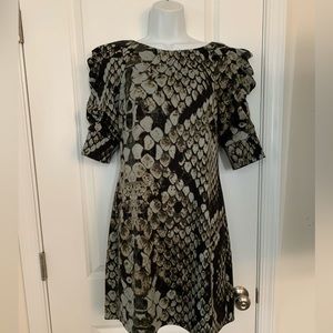 Jessica Simpson puff sleeve dress
